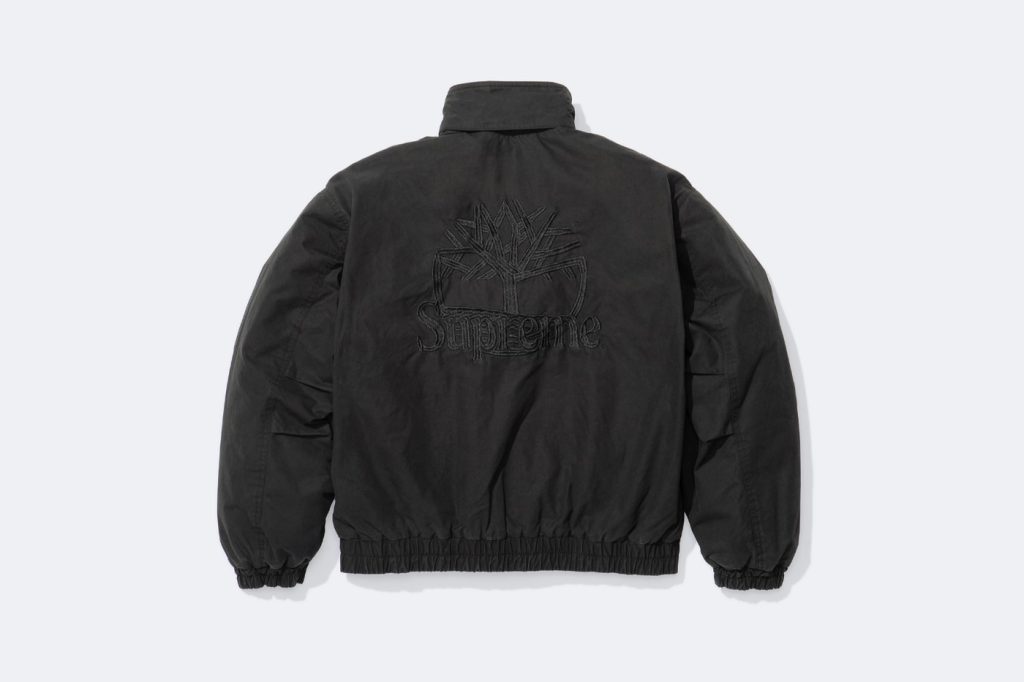 Siyah Utility Jacket arkadan
