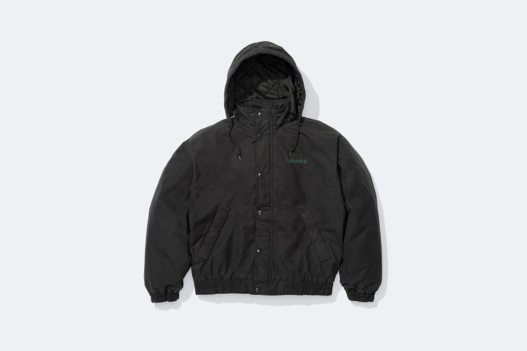 Supreme Timberland: Siyah Utility Jacket kapüşonlu
