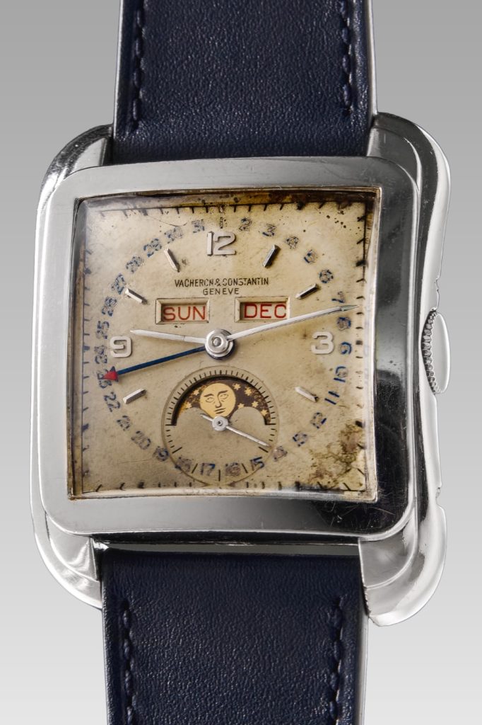 Vacheron Constantin Concours finalisti dikdörtgen tam takvimli ve ay evreli saat