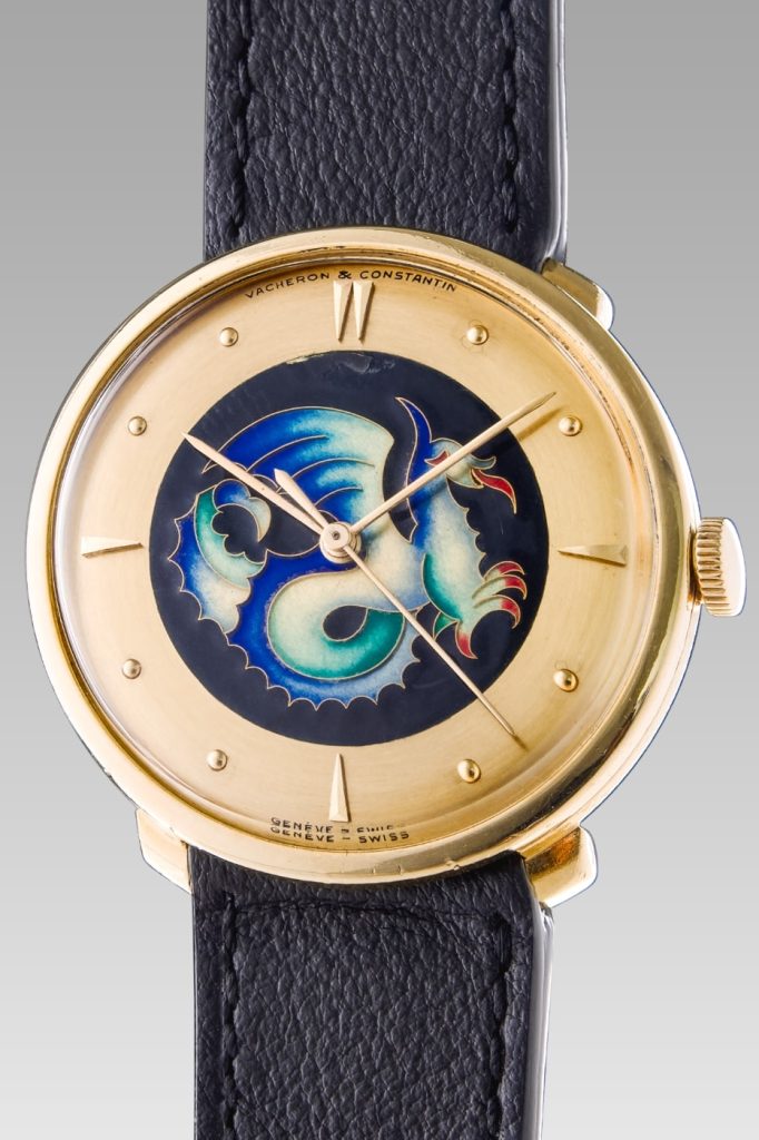 Vacheron Constantin Concours seçkisinden ejderha motifli emaye kadran