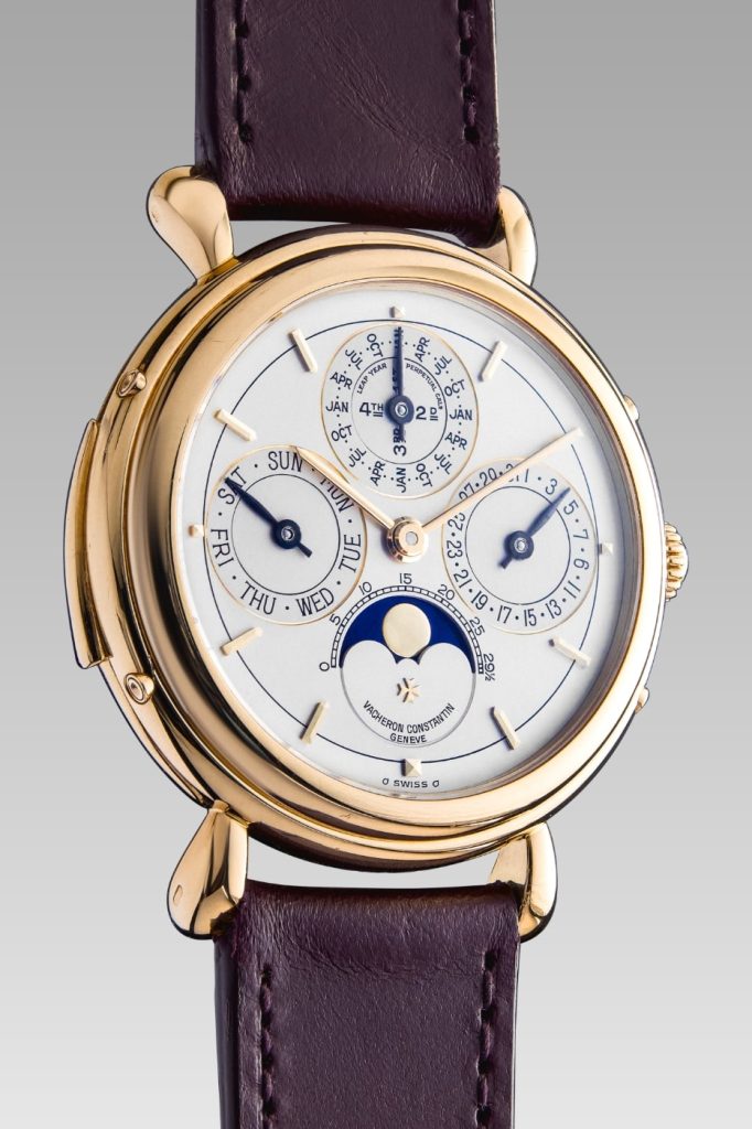 Vacheron Constantin Concours finalisti ay evreli sürekli takvimli altın saat