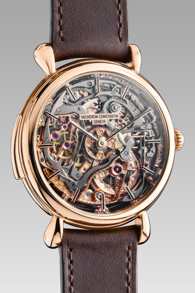 Vacheron Constantin Concours finalisti iskelet pembe altın saat