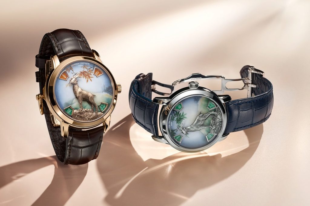 Vacheron Constantin Keçi Yılı saatlerinin pembe altın ve platin versiyonları