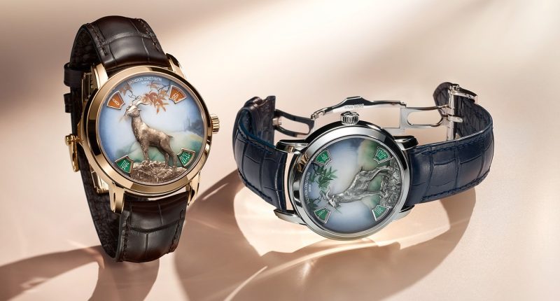 Vacheron Constantin Keçi Yılı saatlerinin pembe altın ve platin versiyonları