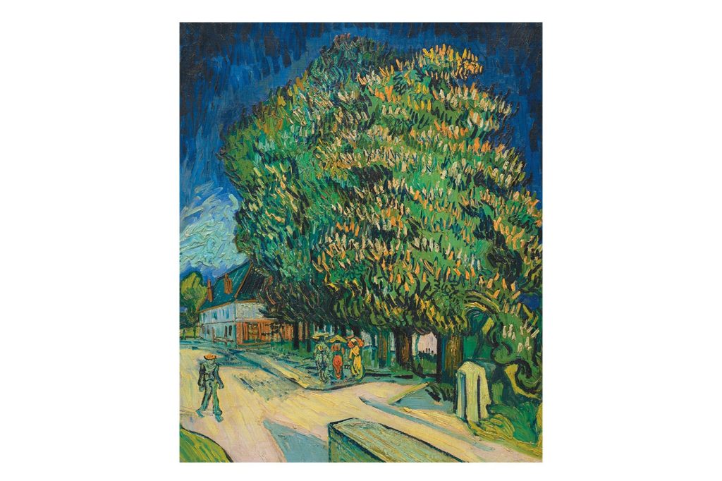 Blaquier-Arrieta Koleksiyonu: Van Gogh'un Châtaigniers en fleurs (Çiçek Açmış Kestane Ağaçları) tablosu