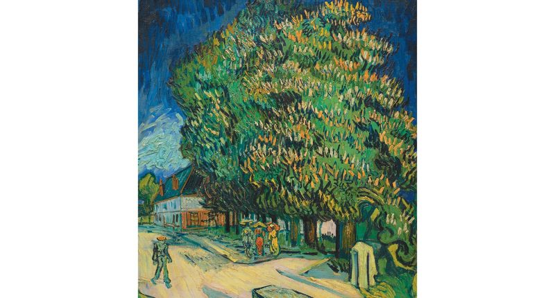 Blaquier-Arrieta Koleksiyonu: Van Gogh'un Châtaigniers en fleurs (Çiçek Açmış Kestane Ağaçları) tablosu