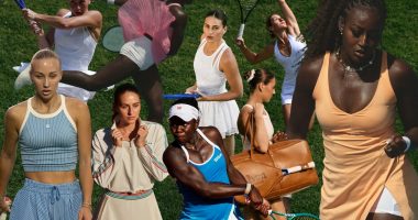 Wilson tenis modası: kort stilinin ikonik görünümlerinden oluşan kolaj